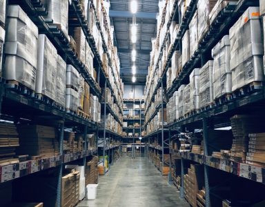 warehouse with storage boxes - plex demandcaster